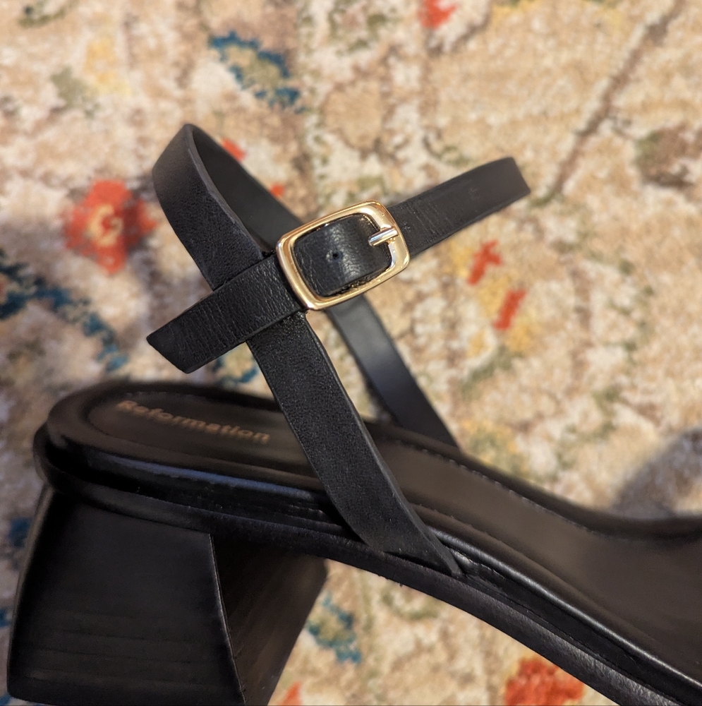 REFORMATION Stephanie Ankle Strap Sandal - Picture 9 of 10